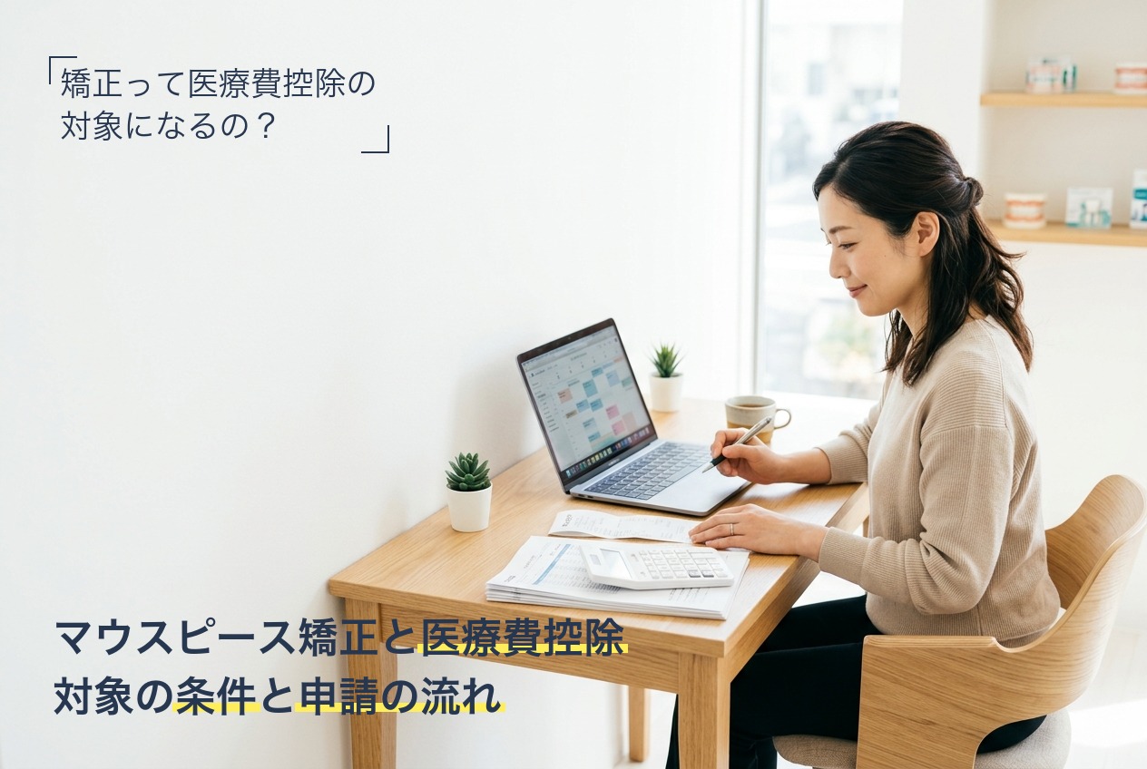 マウスピース矯正の医療費控除について解説する記事のサムネイル